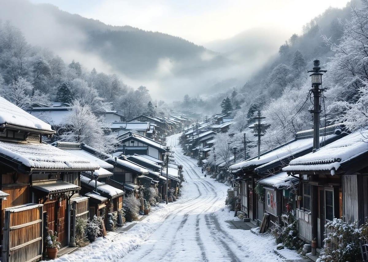 Зимние маршруты Японии: Nakasendo и Kumano Kodo без толп