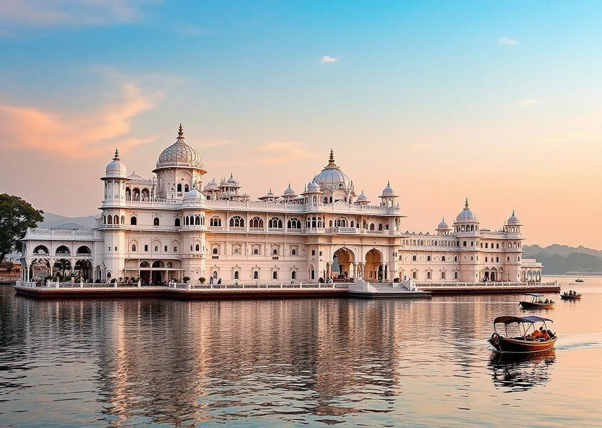 Taj Lake Palace: отель, который парит над водой и временем