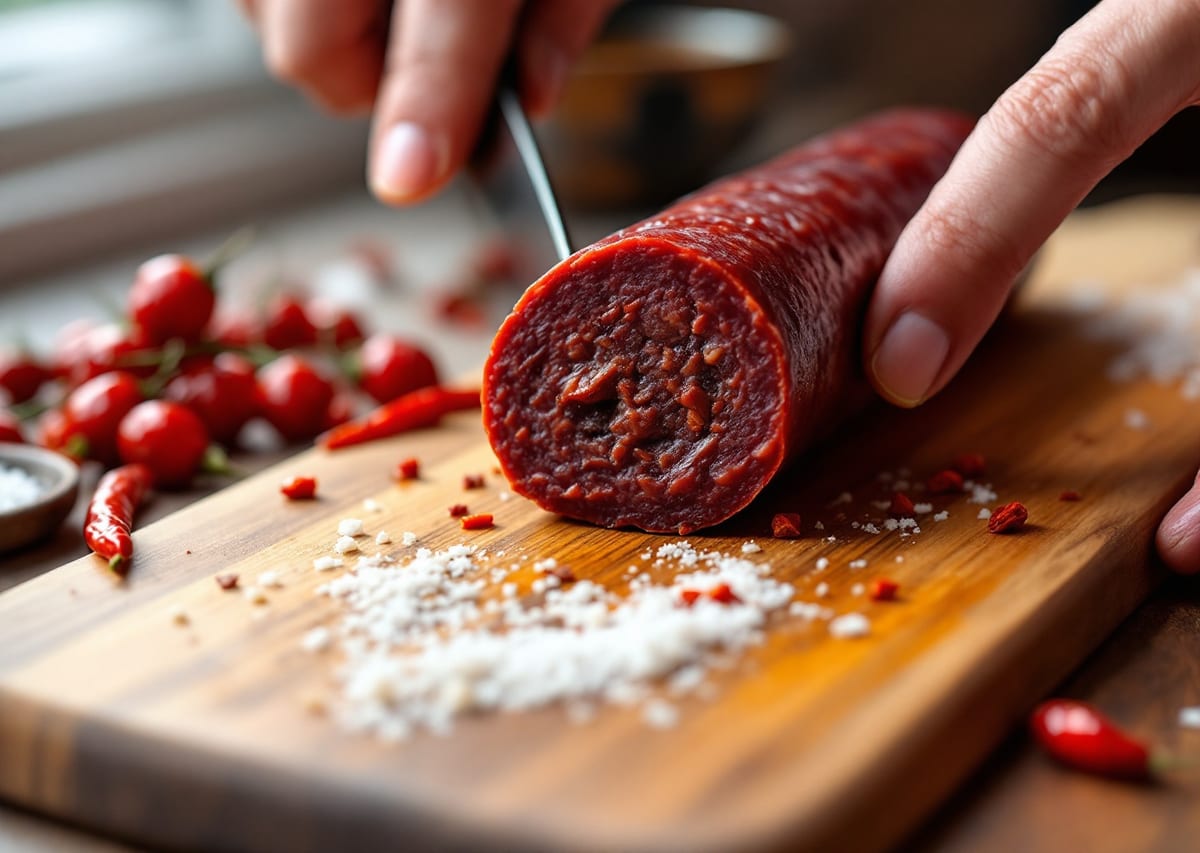 Кровяная колбаса джума с рисом и перцем — основа бутанской кухни выживания
