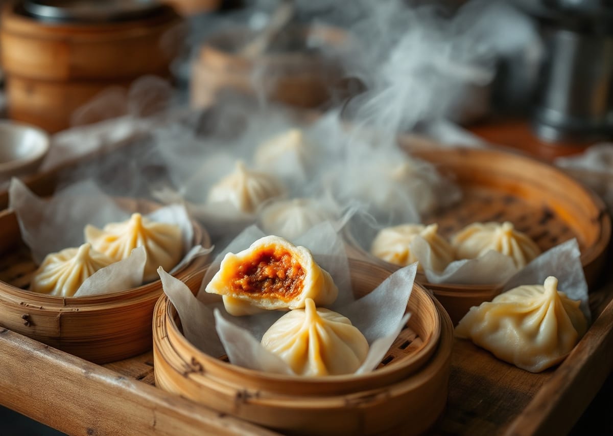 Тележка с дим-самом в ресторане State Bird Provisions