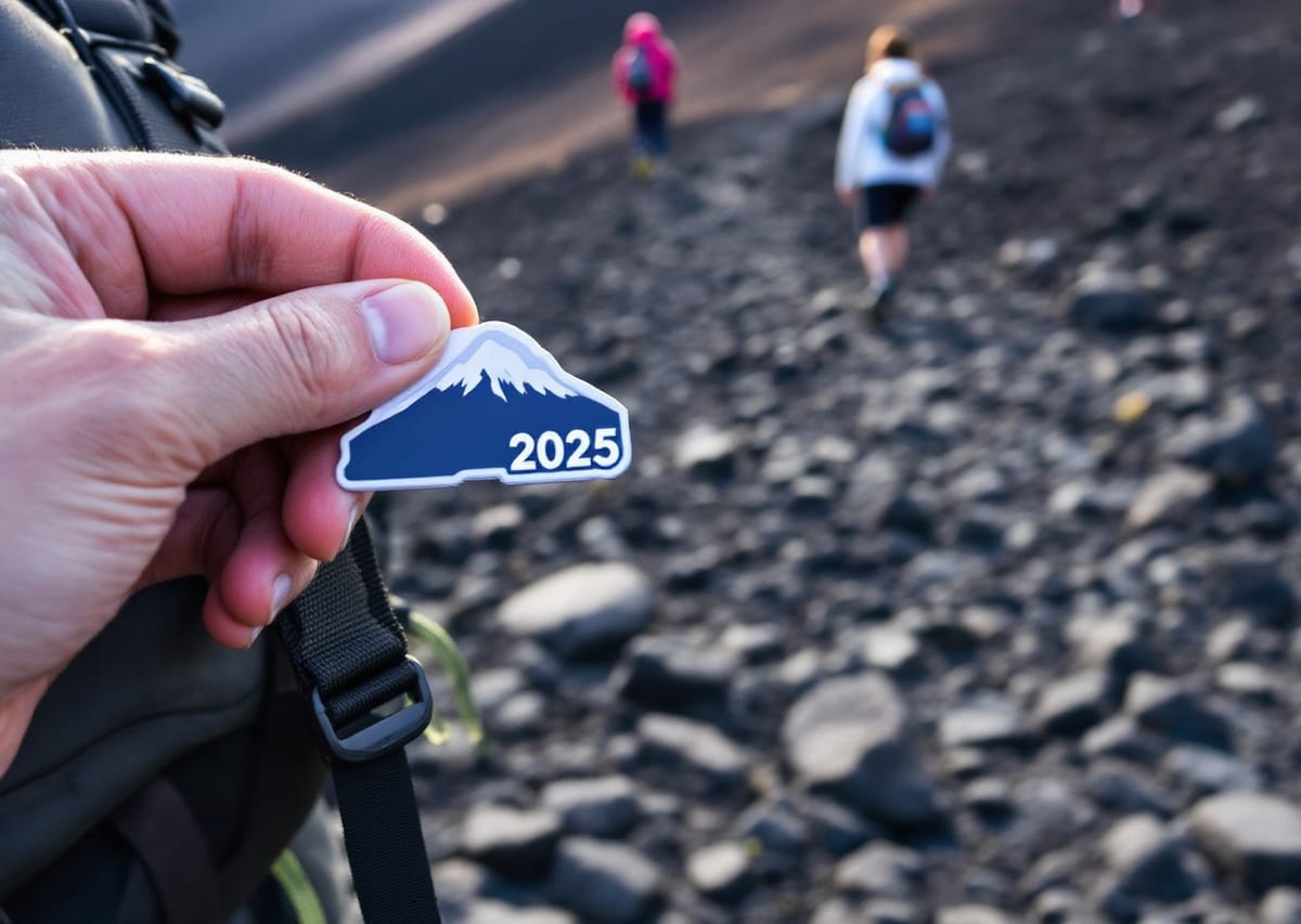 Платный бейдж за 4000 иен — новый сувенир с Фудзи